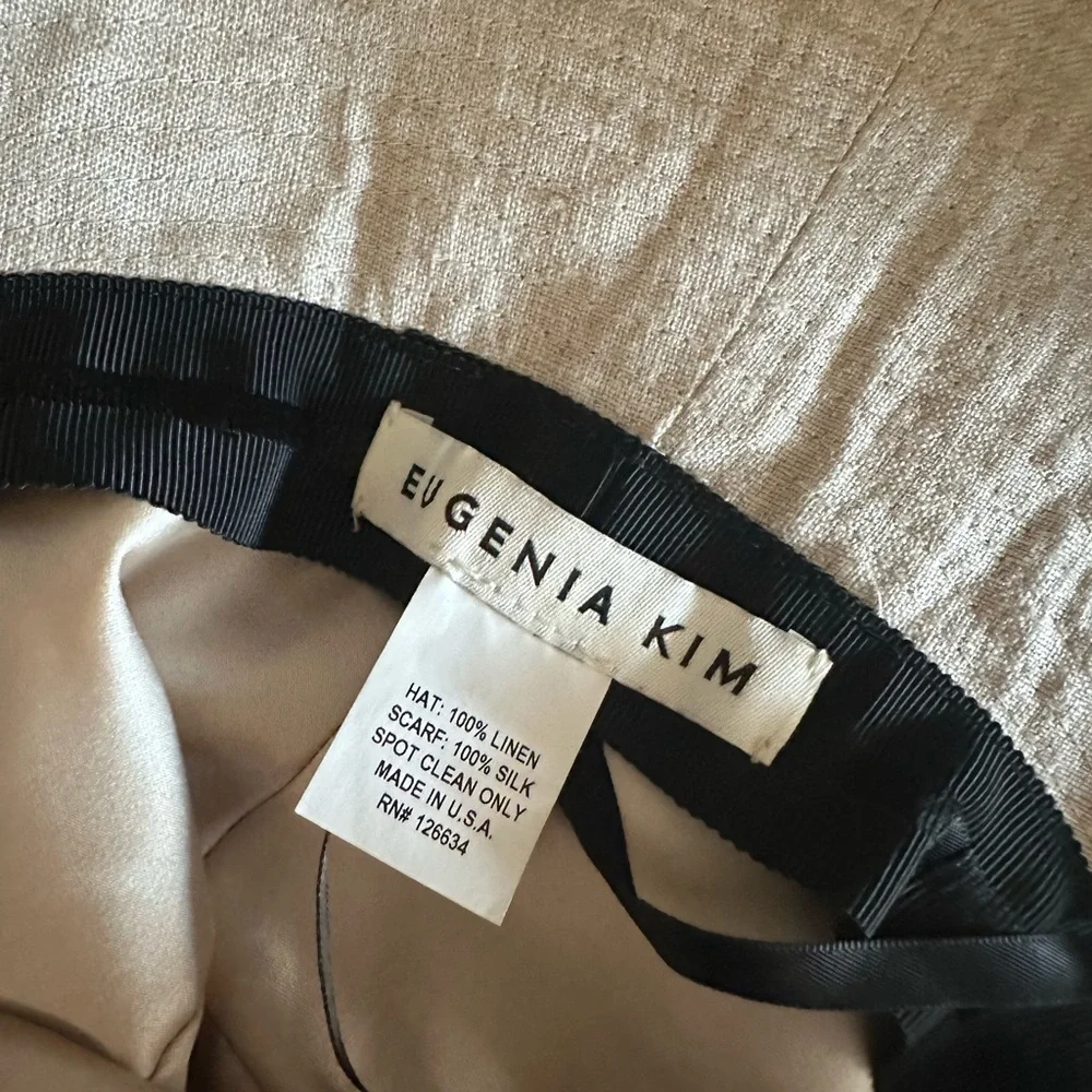 Eugenia Kim Jordana Foldable Hat 100% LINEN